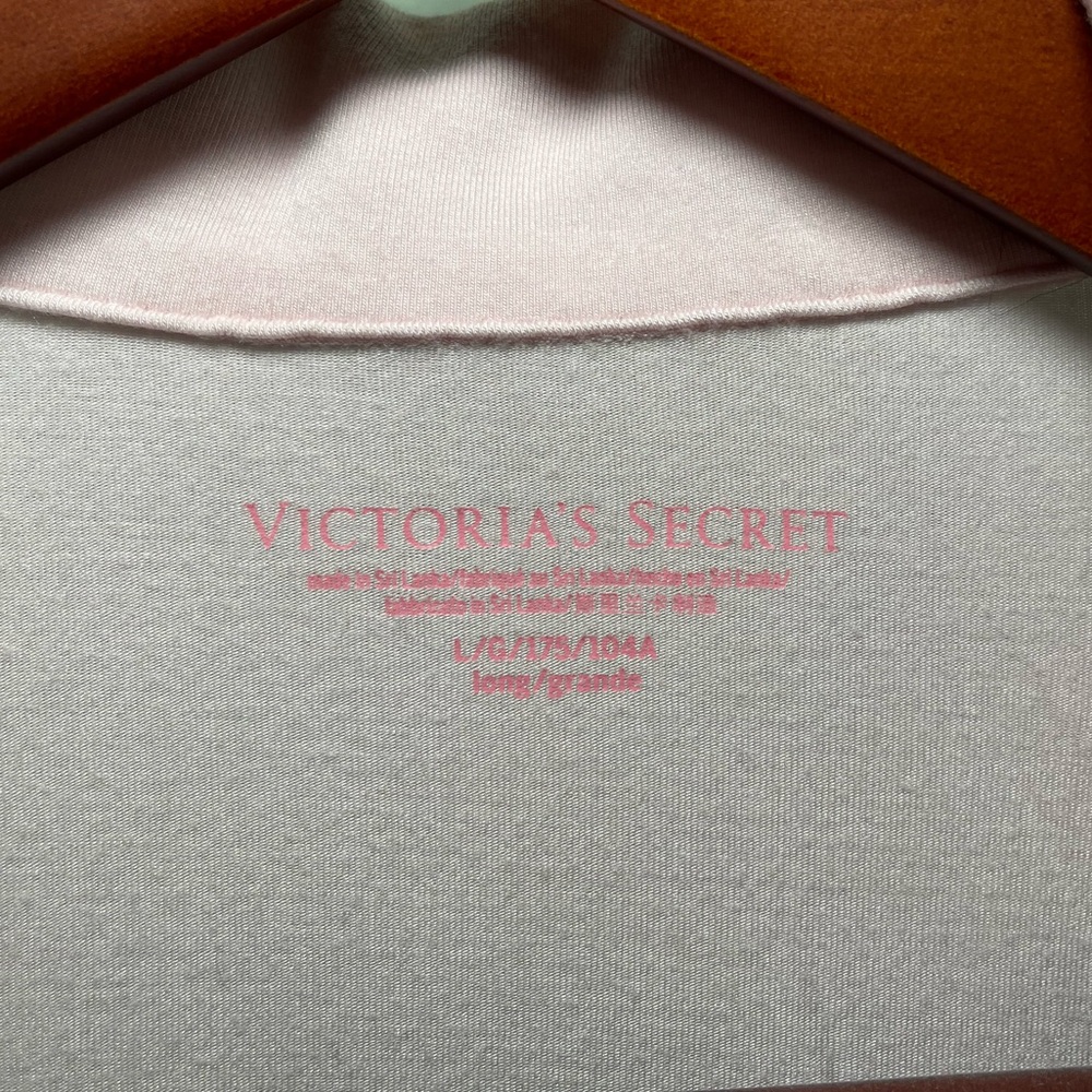 Victoria’s Secret Pink Modal Lace Trim Pajama Set Large (Long) - Picture 5 of 7